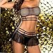 Goddessvan Nightwear Set, Women Sexy Lace Sleepwear Lingerie Temptation Bra Underwear (L, Black)