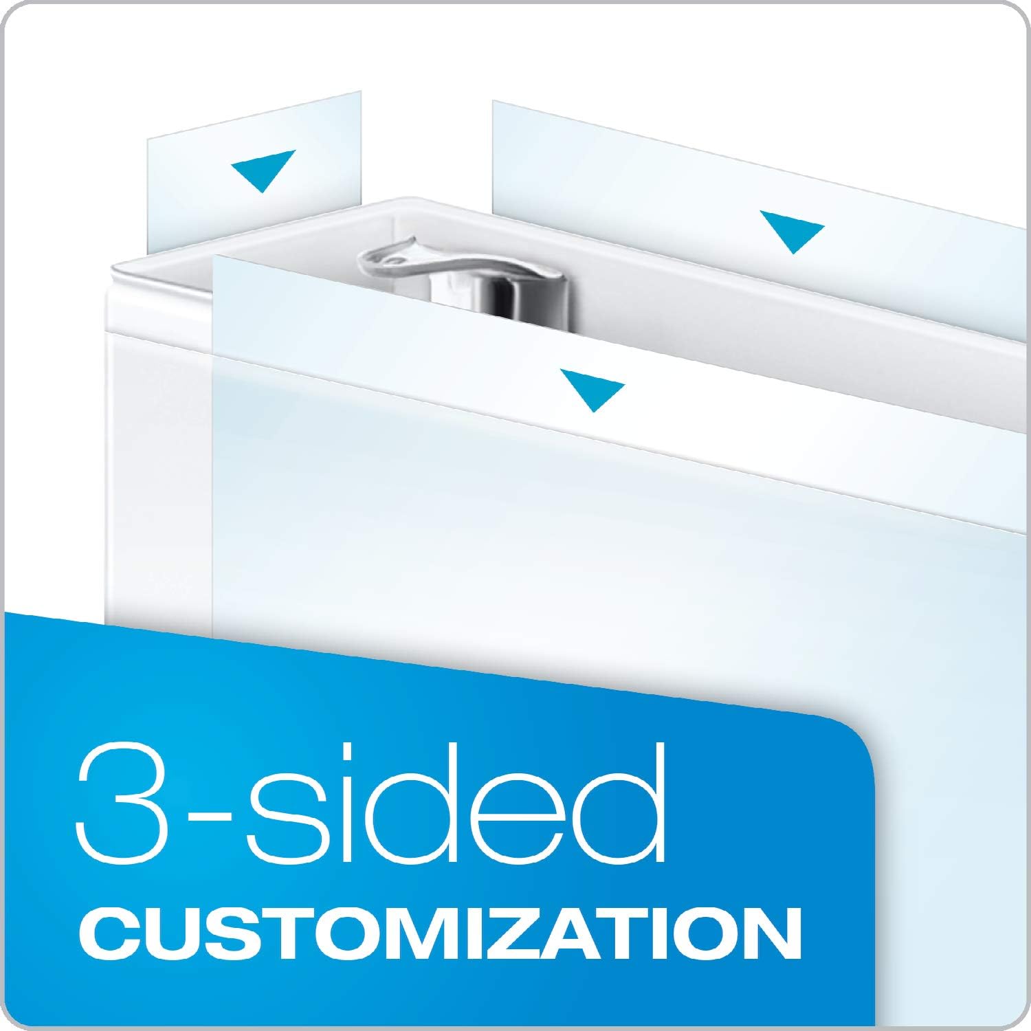 Cardinal 11-Inch x 17-Inch ClearVue Slant-D Ring Binder, 3-Inch, White (22142V3) : Office D Ring And Heavy Duty Binders : Office Products