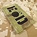 Infrared IR Multicam EOD Explosive Ordnance Disposal Morale Tactical Hook-and-Loop Patch