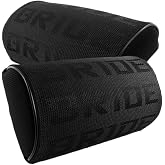 W-POWER Q1-TECH, 2PCS JDM Bride Recaro Racing Gradation for Car Seat Neck Rest Headrest Pillow Fabric Bucket seat Material (Bride/Black)