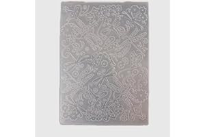 NZJ Dragonfly Background Plastic Embossing Folders for Card Making Scrapbooking and Other Paper Crafts