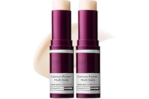EELHOE 2PCS Calcium Multi Balm Stick, Anti-Wrinkle Collagen Balm for Firming, Lifting & Hydrating Skin, Reduces Sagging & Fine Lines on Eyes, Neck & Face, Reduces Sagging & Fine Lines