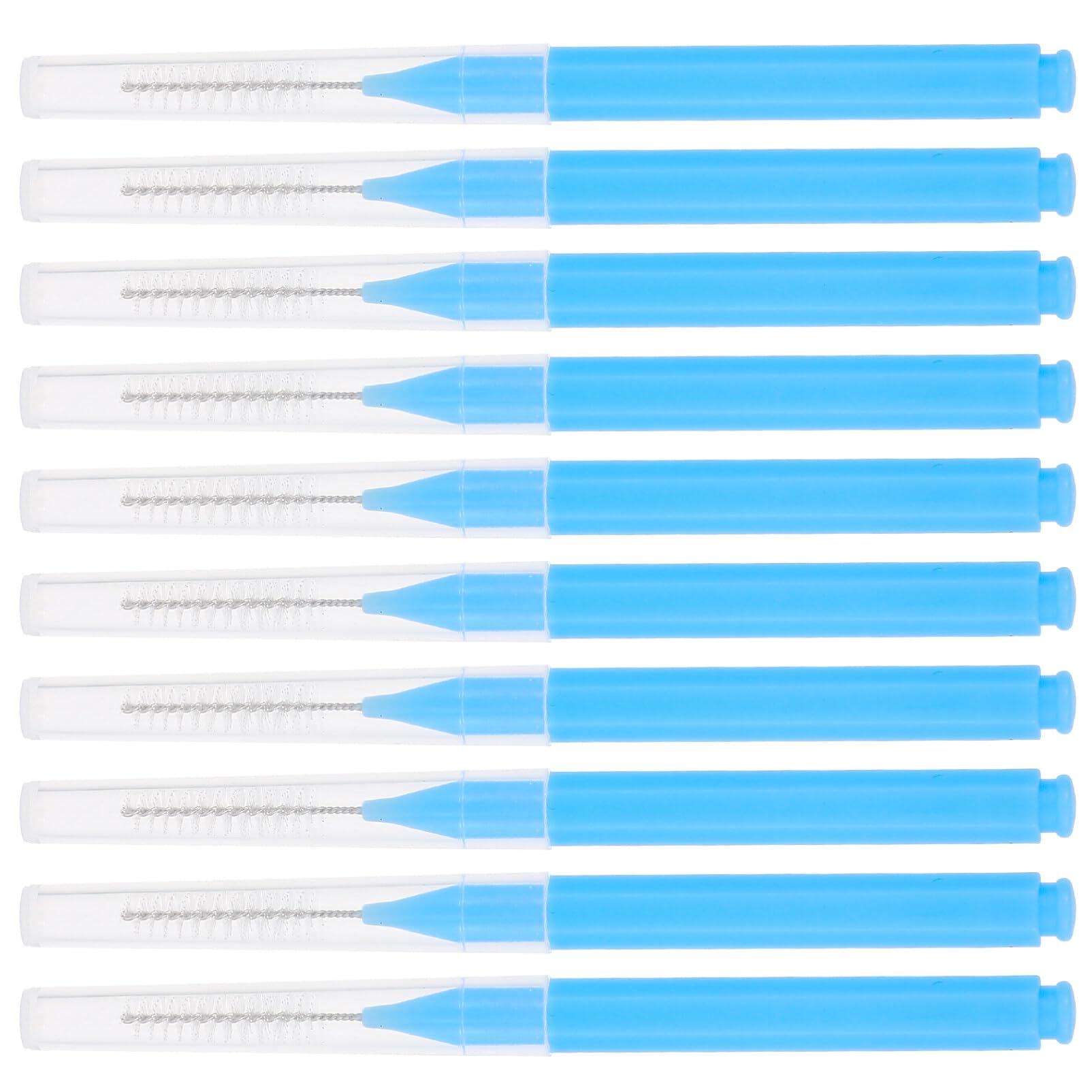 Lurrose 2 Boxes Shower Head Cleaning Brush Small Hole Cleaner Anti-clogging Shower Hole Cleaner Clog Cleaning Tools for Home Bathroom Accessories Blue