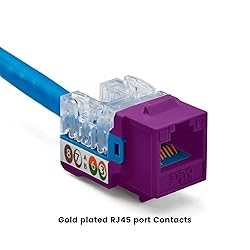 trueCABLE Cat6 Keystone Jack, Unshielded (UTP), 90