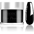 EODCI Black Dip Powder, 1OZ Neutral Nail Dip Powder for Long-lasting 28 Days+ Dip Nail Art French Manicure Nail Starter & Professional Home DIY Salon Use