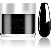 EODCI Black Dip Powder, 1OZ Neutral Nail Dip Powder for Long-lasting 28 Days+ Dip Nail Art French Manicure Nail Starter &amp; Professional Home DIY Salon Use