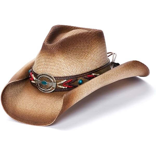 Stampede Hats Men's Gold Eagle Western Hat with Eagle and