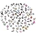 Rinhoo Random Charms for Glass Living Memory Lockets DIY Wholesale Lot Mix 100pc