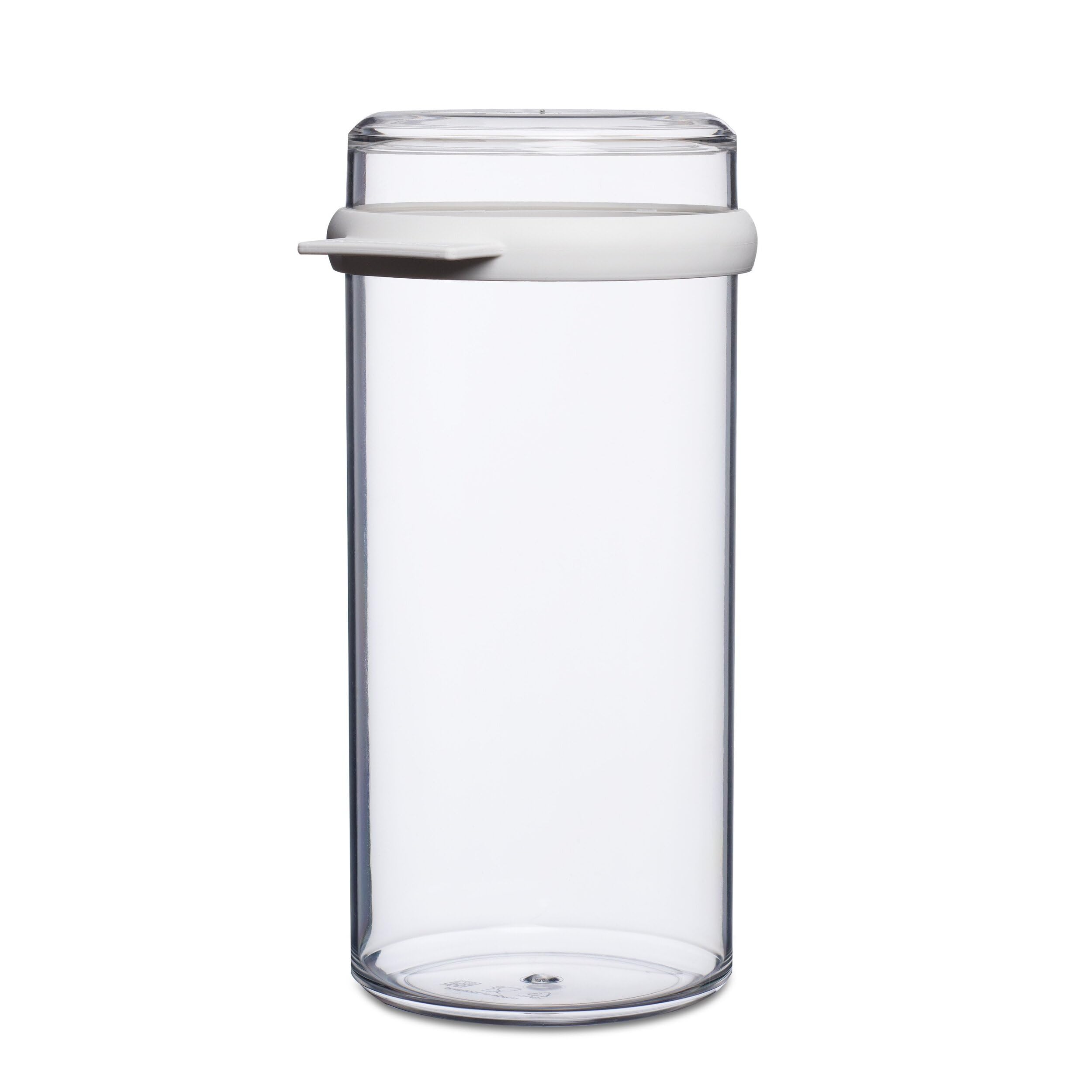 Mepal - Scatola per Biscotti Stora - Contenitore Ermetico per le fette Biscottate - Contenitore Ermetico - Ideale per la Conservazione e l'Organizzazione della Cucina - 1900 ml - Trasparente e White