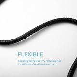 OFFO Shower Hose Stainless Steel Anti-Kink 1.5m Matte Black view 6