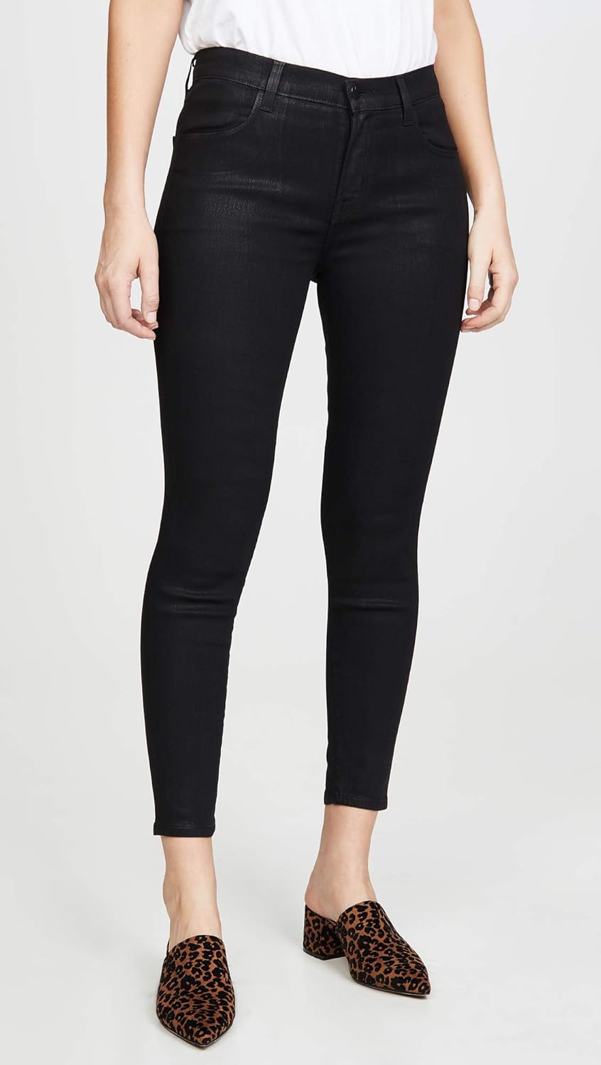 j brand alana high rise crop skinny jeans black