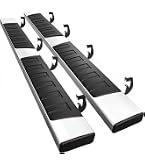 Running Boards For 2007-2018 Chevy Silverado/GMC Sierra Crew Cab – Stainless Steel, Anti-Slip, 450lb Capacity