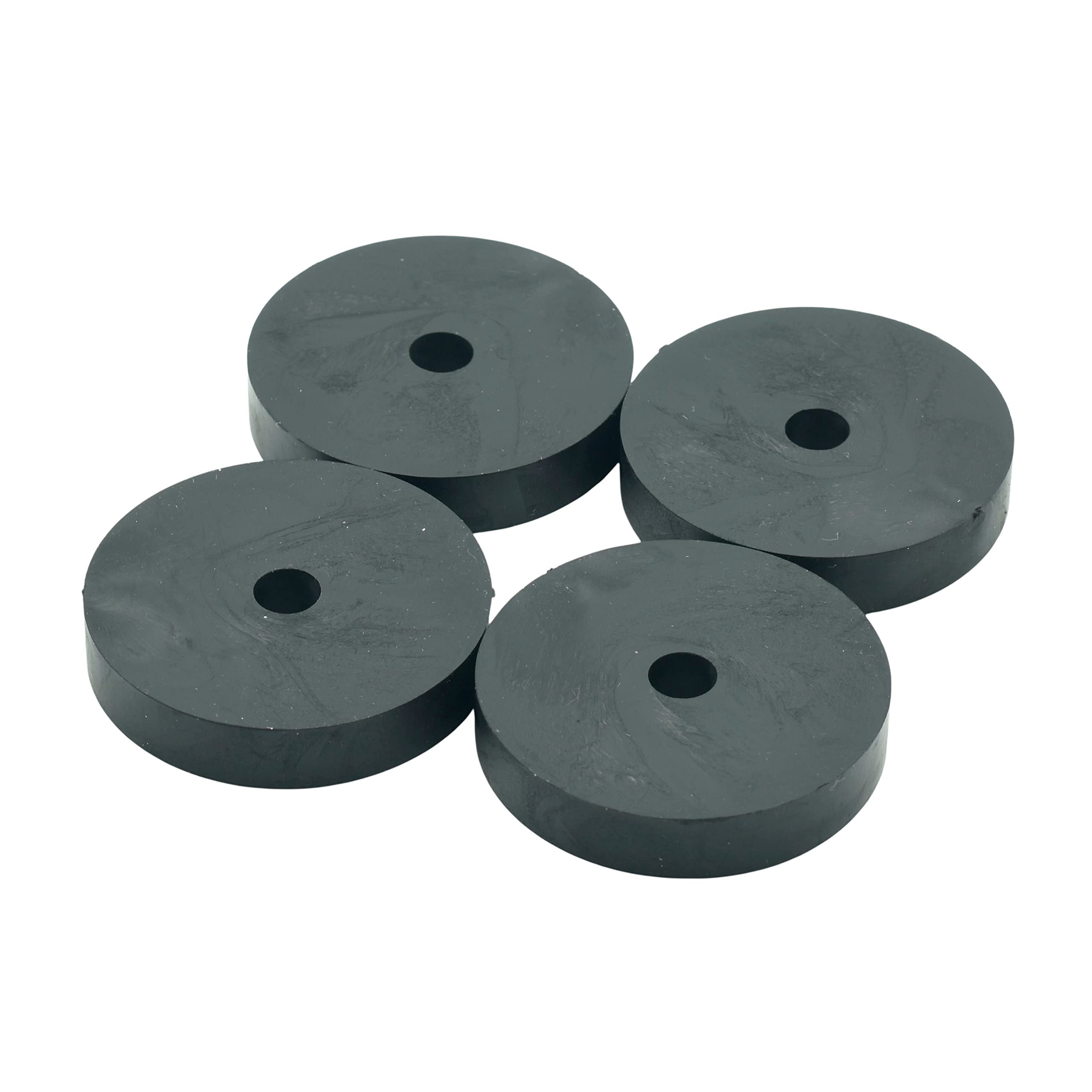 Hawkeng Thick Rubber Spacers M8 (8mm) Hole - 50mm O/D x 10mm Height (4PCS)
