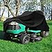 Sqodok Lawn Mower Cover Waterproof, Outdoors Tractor Cover Fits Decks up to 54