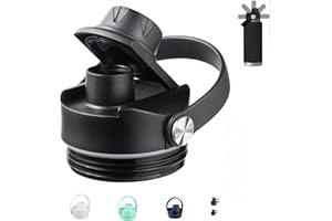 FLORAPELL Lid for Yeti Rambler 12 18 26 36 64 oz, Cap with Flexible Handle, Replacement Chug Lids for Yeti 18oz 26oz 36oz 64oz Rambler Water Bottle Top Accessories