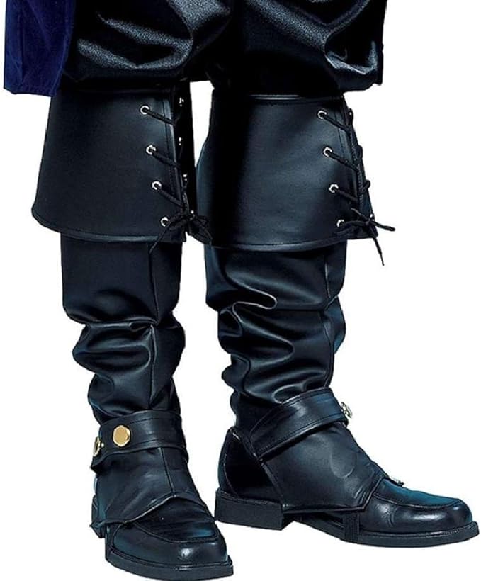 Forum Novelties Men's Deluxe Adult Pirate Boot Covers with