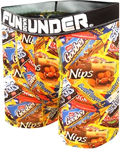 Fun Down Under Nestle Movie Candy boxes Performance Boxer Briefs For Men (Medium)