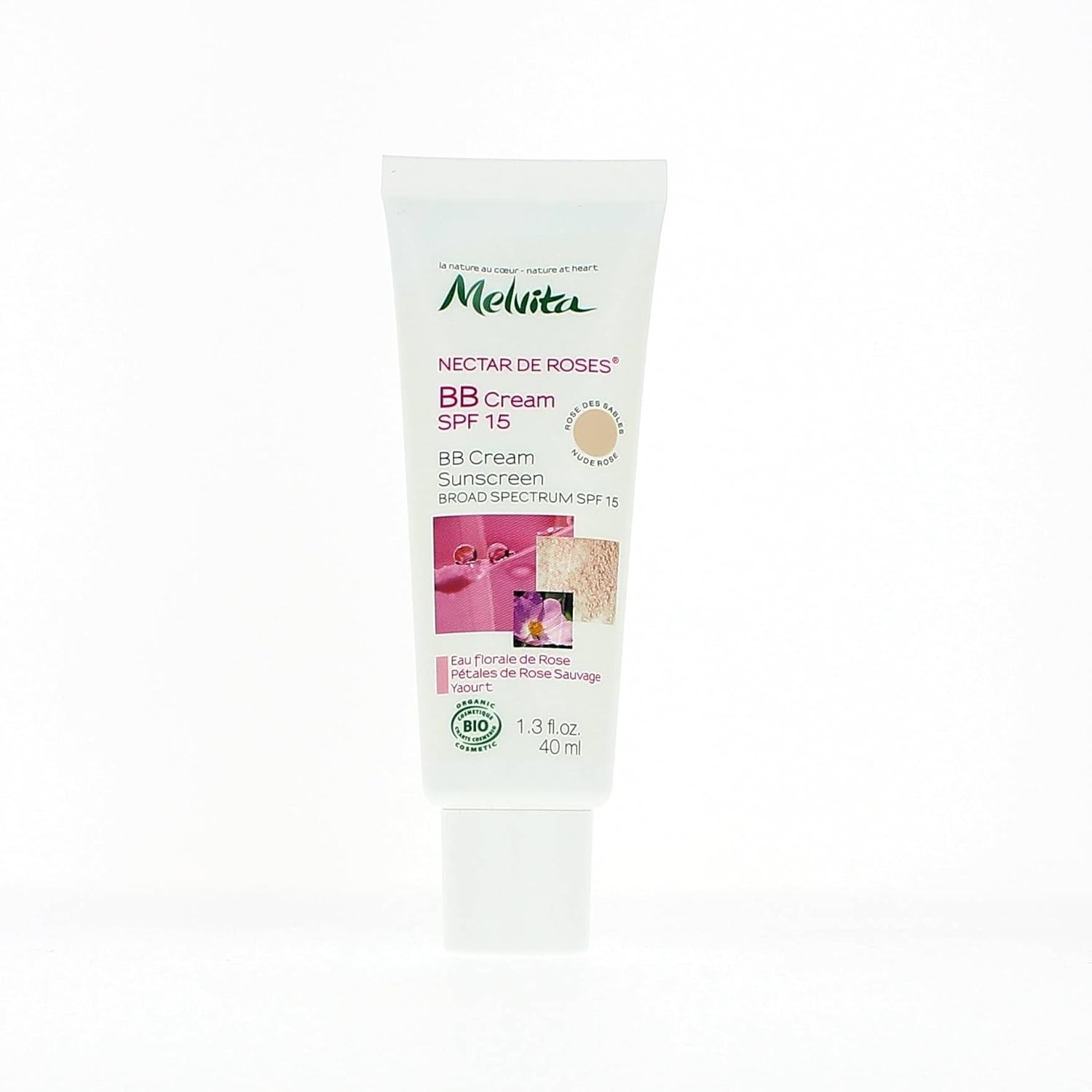 Melvita Nectar De Rose BB Cream SPF15 1.3oz, 40ml