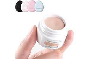 VLJSFKH Heykomi Long Lasting Waterproof Concealer, Full Coverage Moisturizing Contour and Brighten, Under Eye Concealer for Dark Circles, 3 Colors Optional