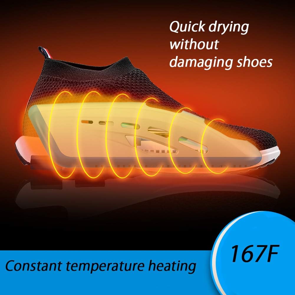 Shoe Sterilizer, 2-in-1 Shoe Dryer & Sanitizer with 8,000 Hours of Lamp Life, Fits Any Shoe Size, Boot Dryer and Shoe Sanitizer, Light Sanitizer for Hat, Footwear, Cars, Blue, Small…: Shoes