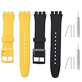 Silicone Bands for Swatch 17mm 19mm