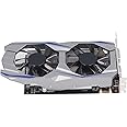 550 TI Graphics Card, 2GB GDDR5 128BIT 4K HDR, DVI VGA Output, PCI Express 1.1, Dual Fan Low Noise Desktop GPU Computer Gaming Graphics Card for Home Office