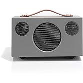 Audio Pro Addon T3+ Wireless Speaker - Powerful Sound, Portable Design, Long Battery - Bluetooth, WiFi, AirPlay - Outdoor, Indoor, Home, Camping, Travel, Beach - Alexa Compatible - Grey