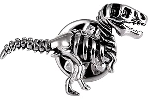 HAWSON Novelty Enamel Pins for Clothing Backpack Decoration Gift, Funny Laple Pin for Teen Boy and Girl, Metal Brooch Suit Stud (3D Dinosaur)