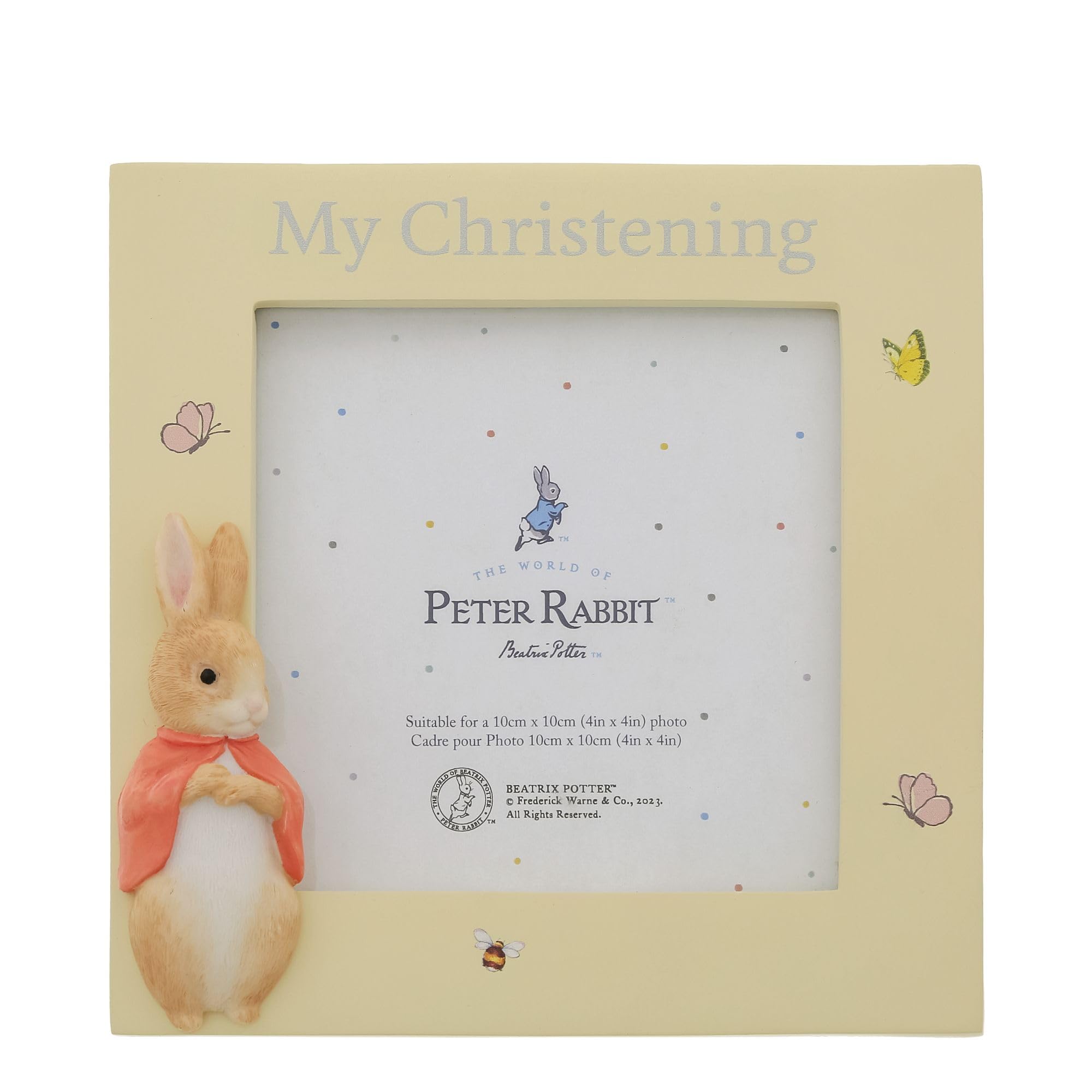 Beatrix Potter Flopsy Christening Photo Frame