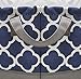 Sorbus Storage Basket Bin Set, Collapsible Rectangular Fabric Storage Organizer Basket with Drawstring Closure & Carry Handles for Laundry, Toys, Clothes, and more, 2-Pack (Blue Pattern)