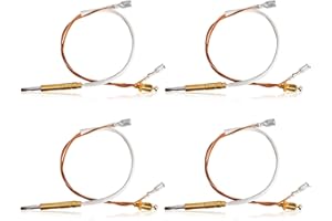 Eyoloty 4Packs Outdoor Patio Heater Thermocoupler, 13.8" Longer Thermocoupler,Propane Gas Outdoor Heater, Garden Heater, Room Heater,Anti Tilt Switch for Patio Heater,Gas Patio Heater Repair Safety