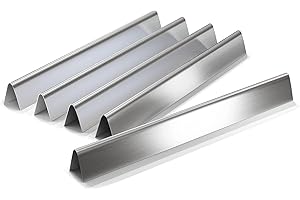 QuliMetal 7535 21.5 Inch Flavor Bars for Weber Spirit 200 Series, E-210 S-210 with Side Control Knob, Genesis Silver A, Spirit 500 Gas Grills, 17GA, Stainless Steel