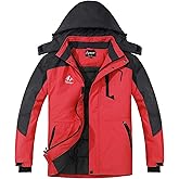 Spmor Women's Waterproof Ski Jacket Hooded Snowboard Coat Warm Winter Snow Jackets