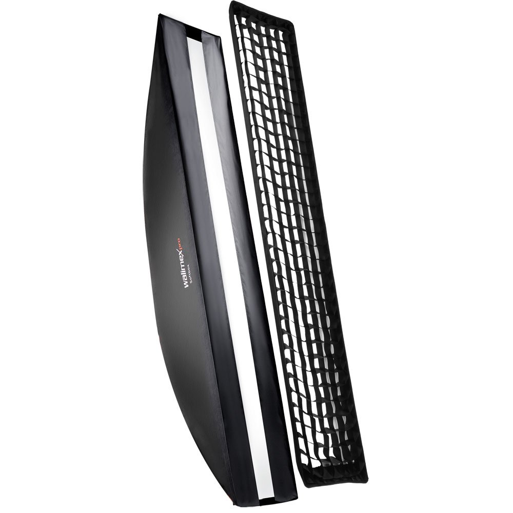 walimex pro 25x180cm Aurora/Bowens Softbox PLUS - Orange Line
