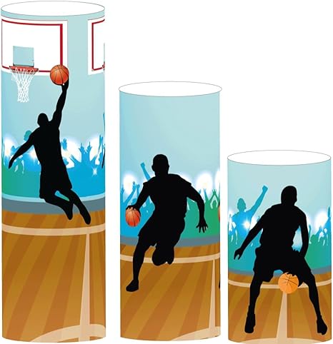 Eccolafesta - Juego de centro de mesa de baloncesto (3 piezas): Amazon.es: Hogar