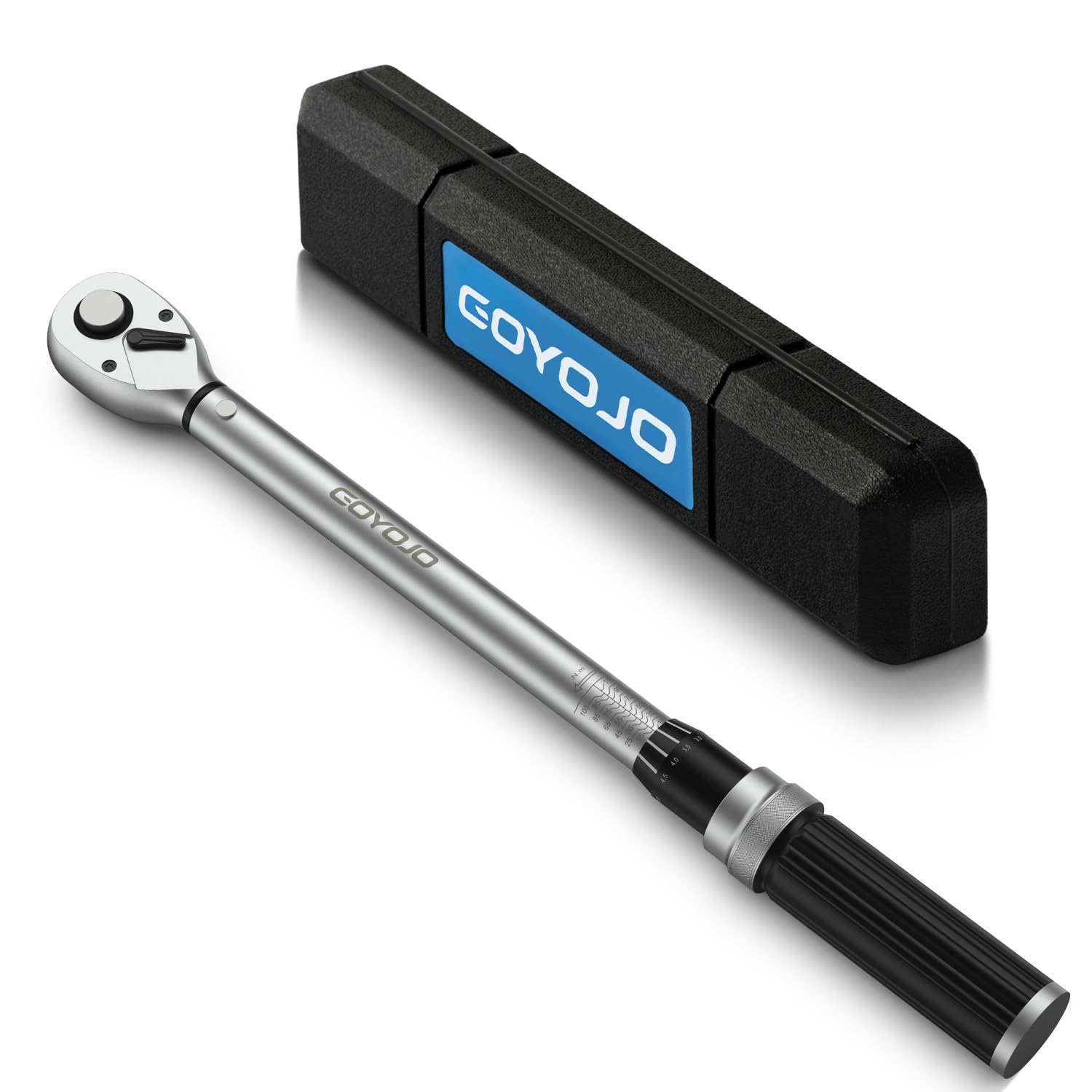 GOYOJO トルクレンチ プレセット型 差込角(1/2インチ) 10-110N.m 両回転対応 トルク精度 ±3% 自動車用、自電車、オートバイ、機械の整備 タイヤ交換 作業工具 （ 10-110N.m ） の商品画像