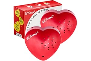 EZSound Voice Recorder for Stuffed Animal | 2 Pack - 30 Seconds Push Button Sound Recorder | Create Heartbeat Bear for Newbor