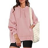 Outfeel Womens Oversized Hoodies Casual Long Sleeve Drawstring Sweatshirts Pullover Fall Winter Outfits