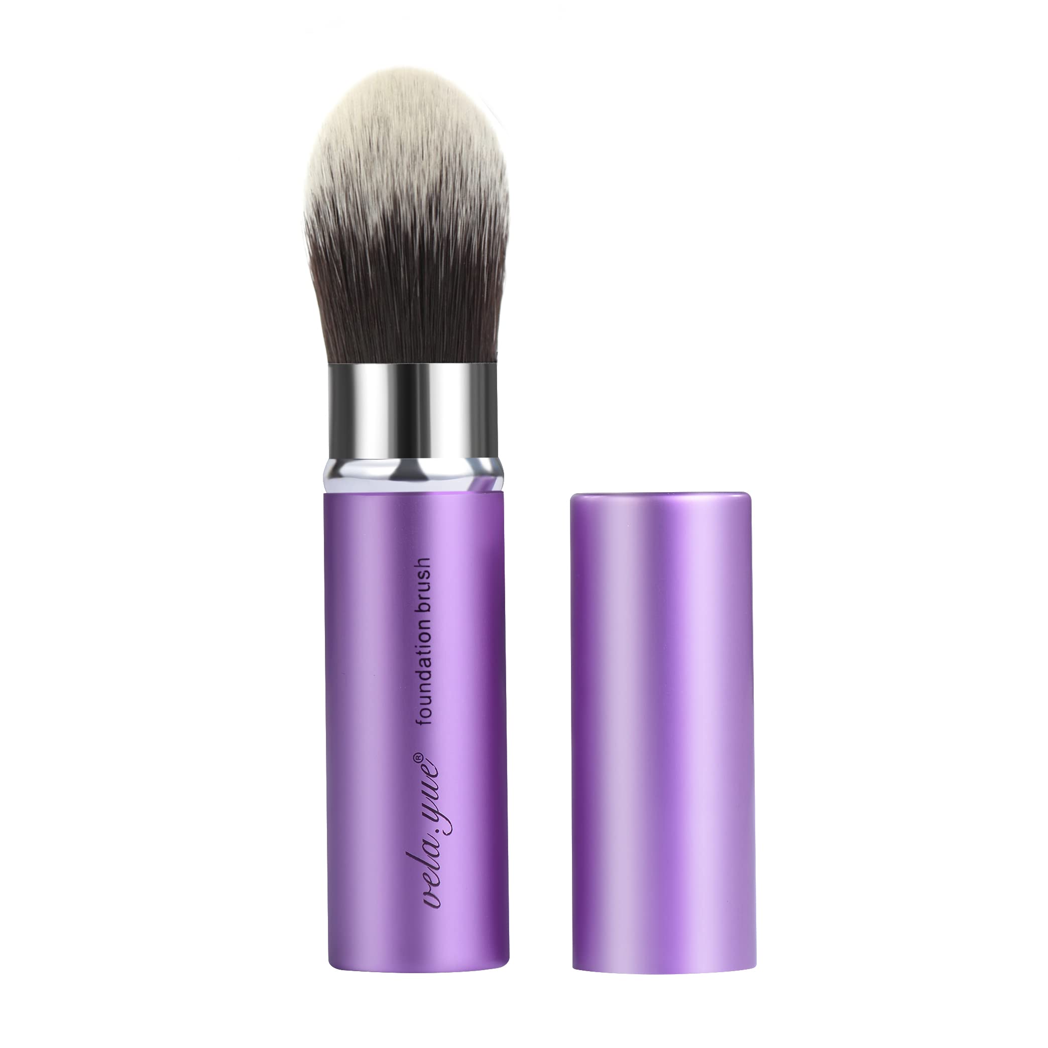 Retractable Kabuki Brush Pointed Foundation Under Eye Liquid Cream Base Concealing Precision Travel Makeup Brush