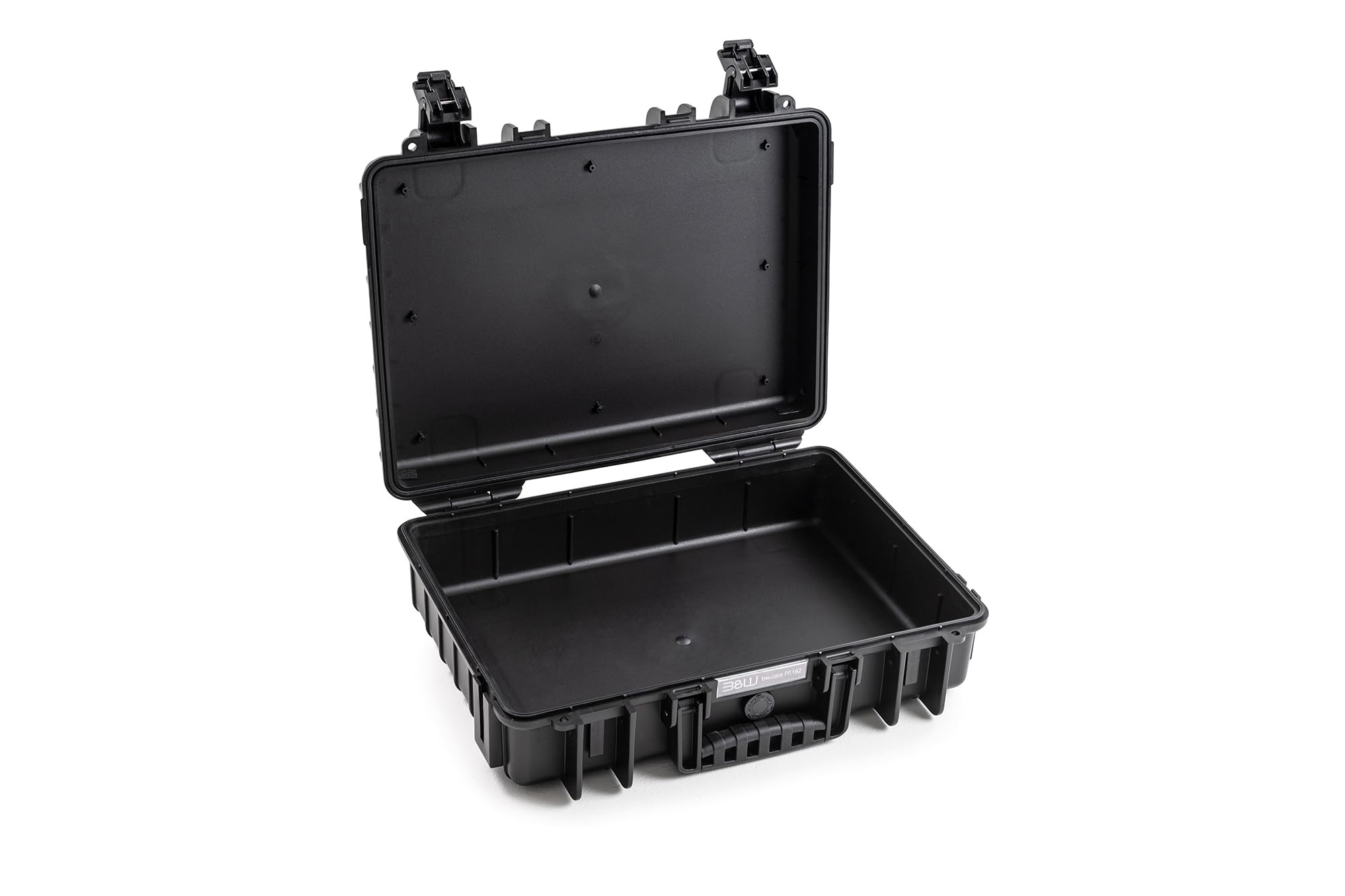 B&W Outdoor Transport Case - Type 6800 (Empty) - Trolley Case - Black - Waterproof according to IP67 Certification, Dustproof, Indestructible
