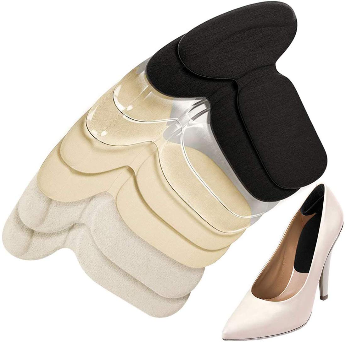 Glitz 4 Pairs Heel Grips, Add Volume and Cushioning, Heel Grips for Ladies Shoes, Heel Cups, Heel Pads Heel Liners, Good for Most New Shoes Insoles
