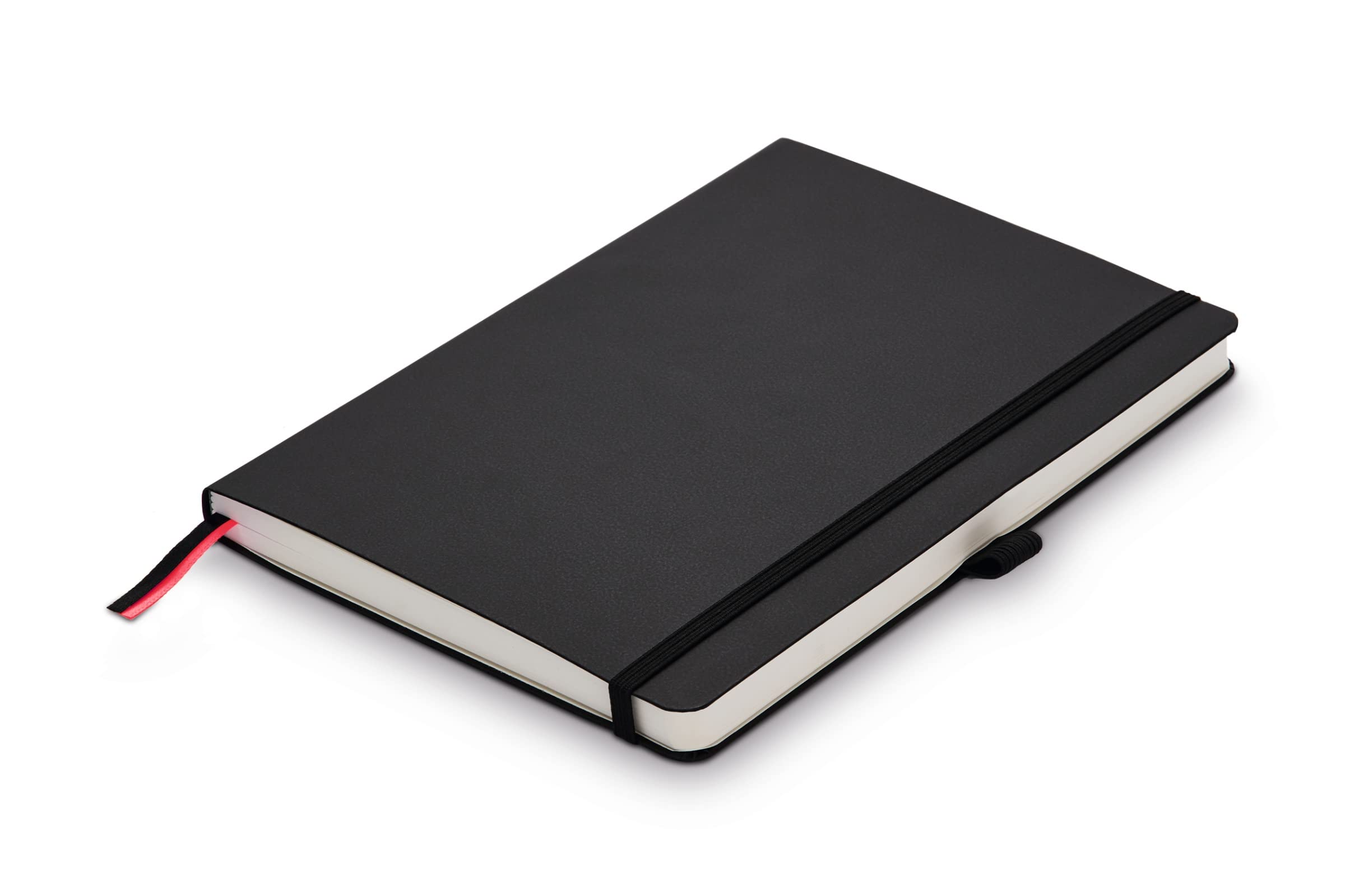 Lamy GmbH Paper Softcover A5 Notebook 810 - Format DIN A5 (145 x 210 mm) in Black , 192 Pages and Elastic Closure Strap , Blank