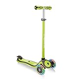 Globber Primo Plus 3-LED Light Up Wheels Kids Kick