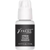Xtreme Lashes Xtreme Volume Professional Lash Extension Adhesive | 0.17 Fl Oz (5 mL), Fast-Drying Eyelash Extension Glue, Low Viscosity, Strong Retention, Pro Lash Artist Use Only