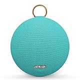 AOMAIS Ball Bluetooth Speakers,Wireless Portable Bluetooth 4.2,15W Superior Sound with DSP,Stereo Pairing for Surround Sound,Waterproof Rating IPX7,for Sports,Travel,Shower,Beach,Party (Turquoise)