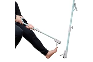 Long Handled Toenail Clippers for Seniors Thick Toenails, Bending Free Easy Reach Toe Nail Tools with Ultra Wide Jaw Opening 