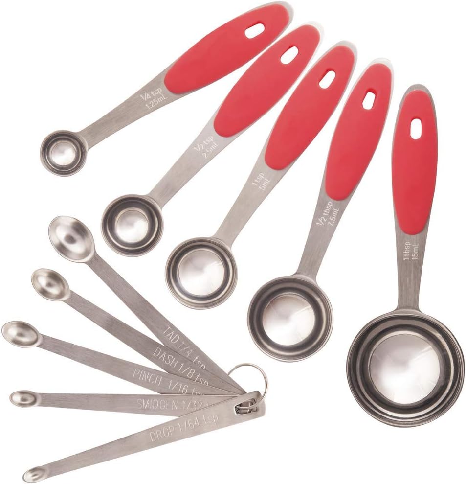 10Piece Measuring Spoon Set By Chef élite Kitchenwares
