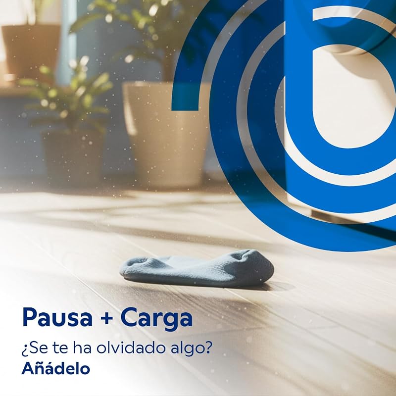 – Lavadora, Libre Instalación, 10 kg, Programa Plancha, Programa Superrápido 15/30 min., Silenciosa, Blanco, 3TS3107BD