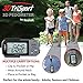 3DTriSport Walking 3D Pedometer with Clip and Strap, Free eBook | 30 Days Memory, Accurate Step Counter, Walking Distance Miles/Km, Calorie Counter, Daily Target Monitor, Exercise Time.