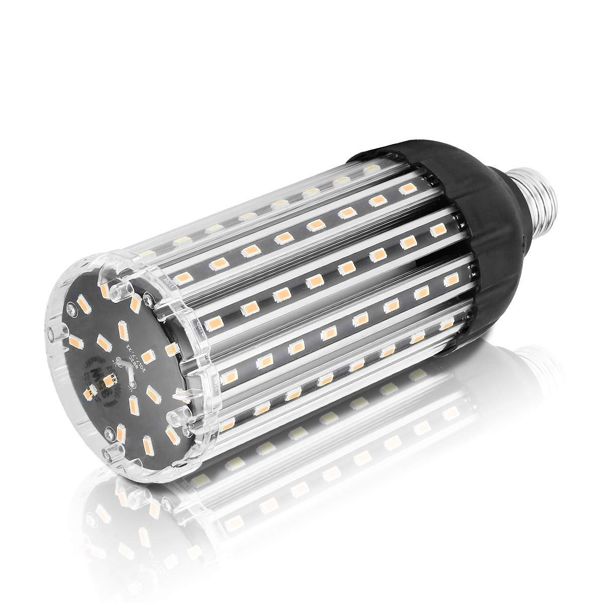 Wenscha E27 LED Corn Light Bulb Cold White 35W 6000K Daylight White 3500 Lumen Super Bright LED Light Bulb for Indoor Outdoor Large Area Garage Porch Garden Warehouse Backyard